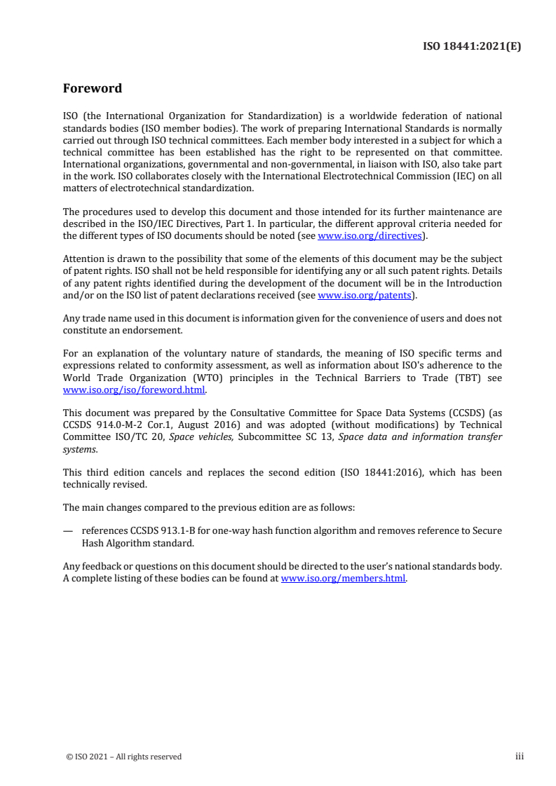 ISO 18441:2021 - Space data and information transfer systems — Space link extension — Application program interface for transfer services — Core specification
Released:6/30/2021