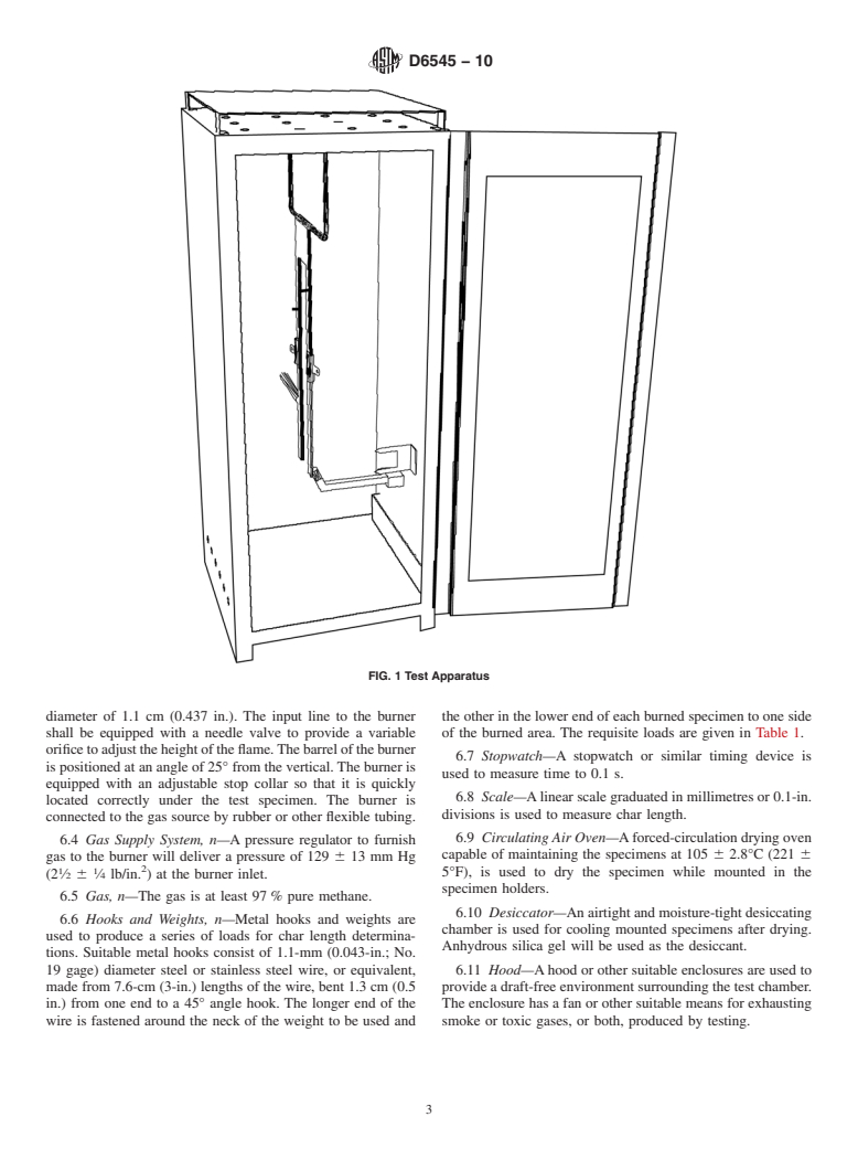 ASTM D6545-10 - Standard Test Method for Flammability of Textiles Used in Children's Sleepwear