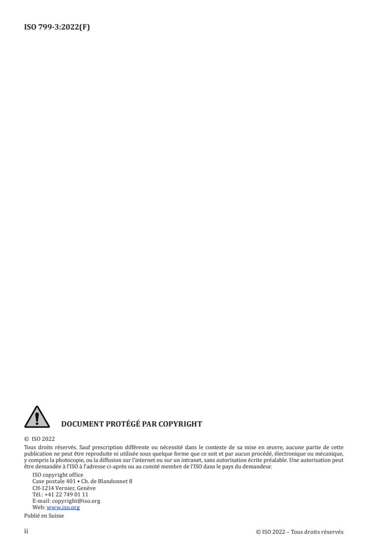 ISO 799-3:2022 ISO 799-3:2022 - Ships and marine technology — Pilot ladders — Part 3: Attachments and associated equipment
Released:5/20/2022 - Page 2 preview