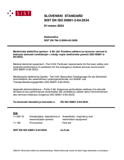 EN ISO 80601-2-84:2023 EN ISO 80601-2-84:2024 - BARVE - Page 1 preview