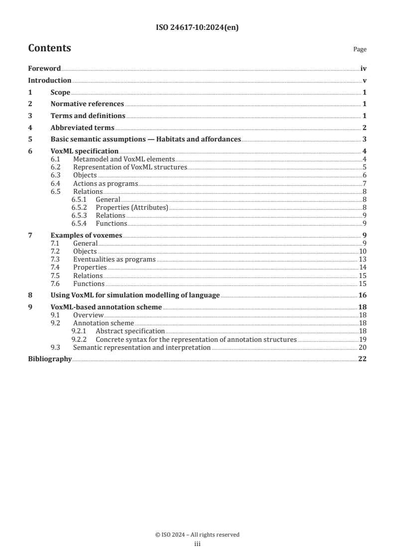 ISO 24617-10:2024 - Language resource management — Semantic annotation framework (SemAF) — Part 10: Visual information
Released:6. 08. 2024