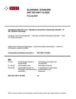 SIST ISO 24617-10:2025 SIST ISO 24617-10:2025 - Page 1 preview