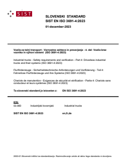 SIST EN ISO 3691-4:2023 SIST EN ISO 3691-4:2023 - BARVE - Page 1 preview