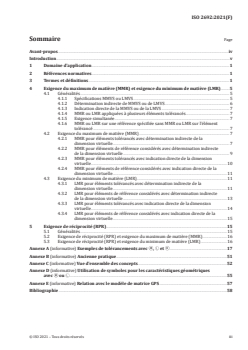 ISO 2692:2021 - Spécification géométrique des produits (GPS) — Tolérancement géométrique — Exigence du maximum de matière (MMR), exigence du minimum de matière (LMR) et exigence de réciprocité (RPR)
Released:6/10/2021 - Page 3 preview