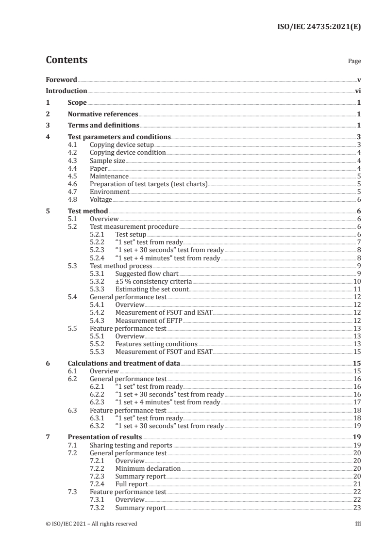ISO/IEC 24735:2021 - Information technology — Office equipment — Method for measuring digital copying productivity
Released:4/9/2021