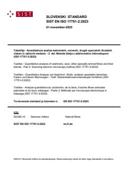 SIST EN ISO 17751-2:2023 SIST EN ISO 17751-2:2023 - BARVE - Page 1 preview