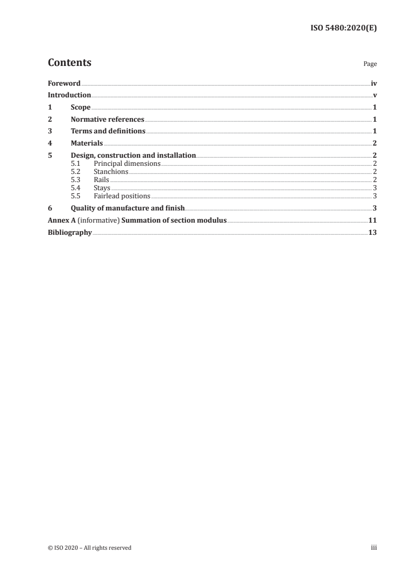 ISO 5480:2020 - Ships and marine technology — Guardrails for cargo ships
Released:2/24/2020