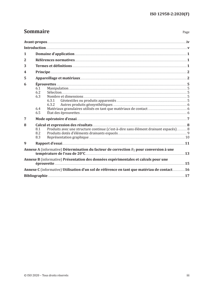 ISO 12958-2:2020 - Géotextiles et produits apparentés — Détermination de la capacité de débit dans leur plan — Partie 2: Essai de performance
Released:2/1/2021