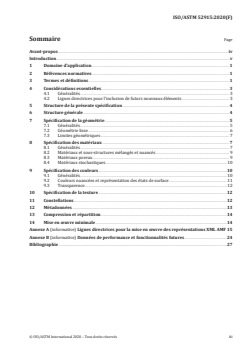 ISO/ASTM 52915:2020 - Spécification pour le format de fichier pour la fabrication additive (AMF) Version 1.2
Released:3/31/2020 - Page 3 preview
