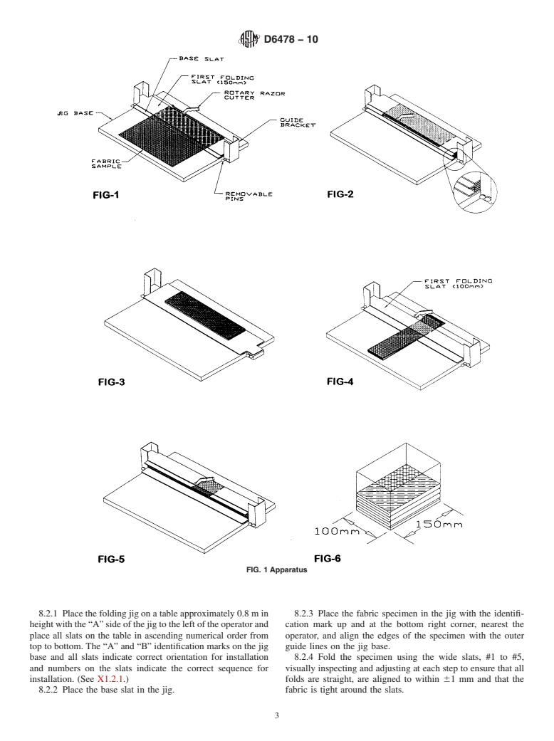 ASTM D6478-10 - Standard Test Method for Determining Specific Packability of Fabrics Used in Inflatable Restraints