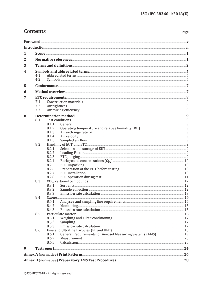 ISO/IEC 28360-1:2018 ISO/IEC 28360-1:2018 - Information technology — Office equipment — Determination of chemical emission rates from electronic equipment — Part 1: Using-consumables
Released:9/3/2018