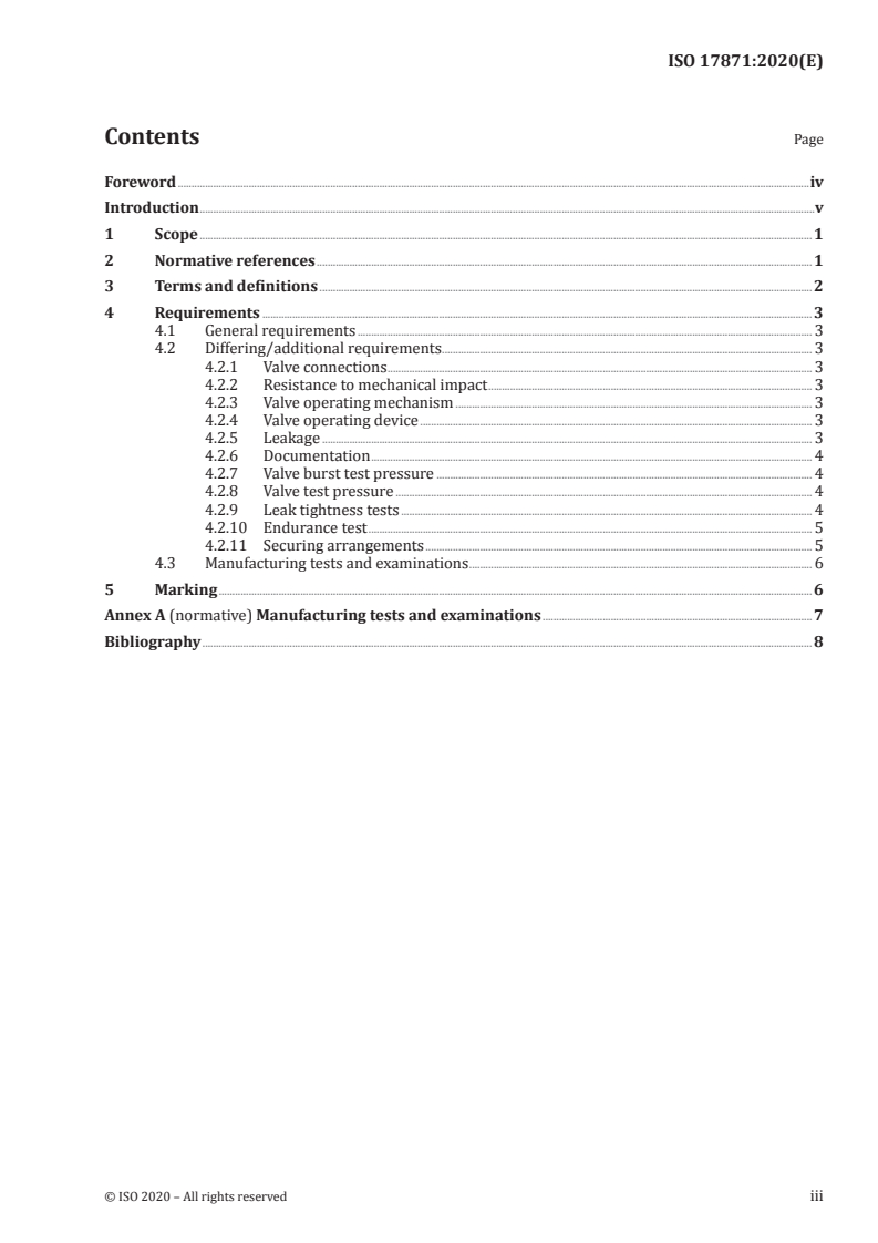 ISO 17871:2020 - Gas cylinders — Quick-release cylinder valves — Specification and type testing
Released:7/20/2020