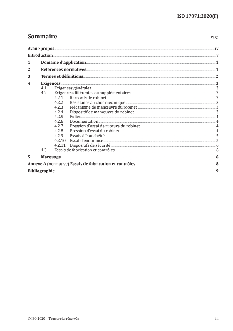 ISO 17871:2020 - Bouteilles à gaz — Robinets de bouteilles à ouverture rapide — Spécifications et essais de type
Released:7/20/2020