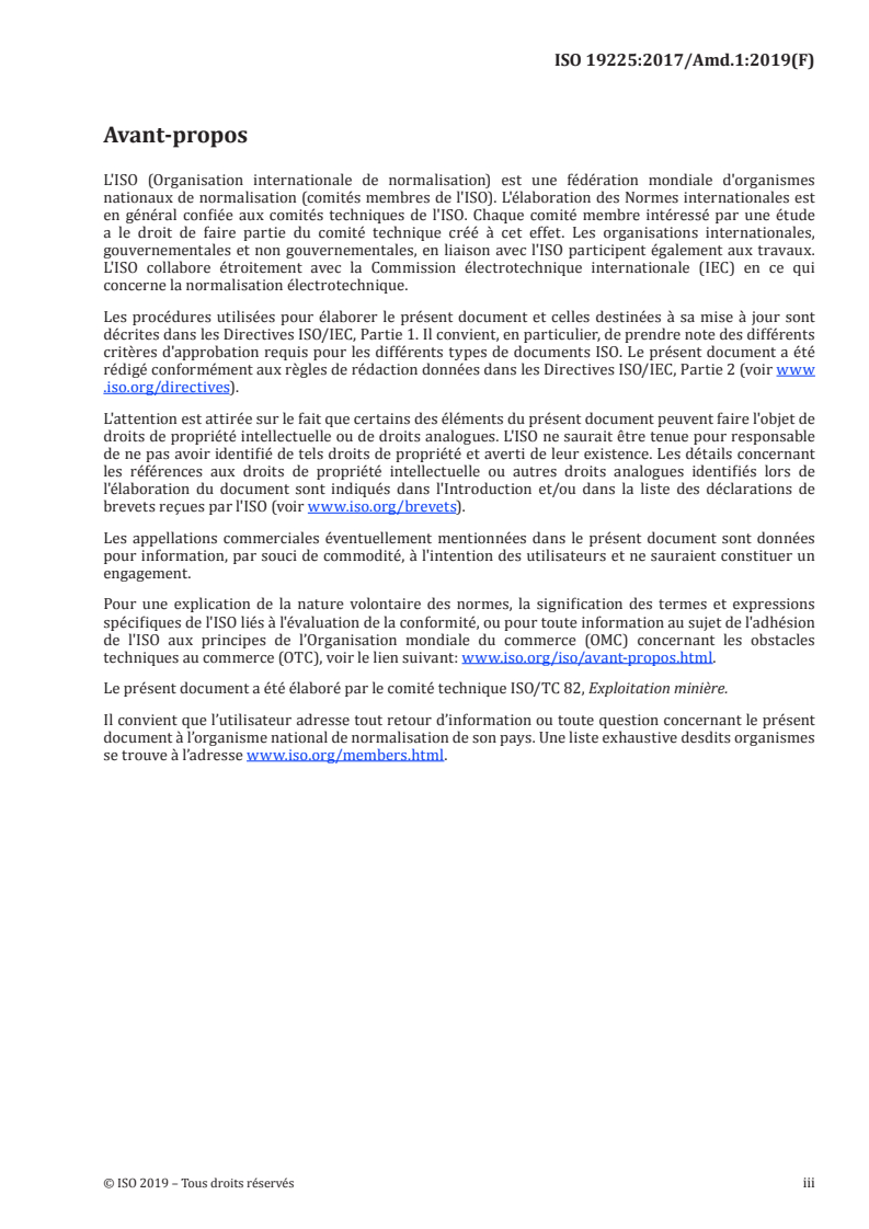 ISO 19225:2017/Amd 1:2019 ISO 19225:2017/Amd 1:2019 - Machines d'exploitation de mines et carrières souterraines — Machines mobiles d'abattage de front de taille — Exigences de sécurité imposées aux haveuses à tambour(s) et aux rabots — Amendement 1
Released:9/24/2019