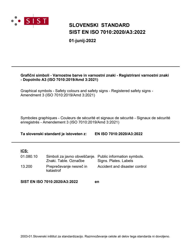 SIST EN ISO 7010:2020/A3:2022 - BARVE na PDF-str12,13,14,15