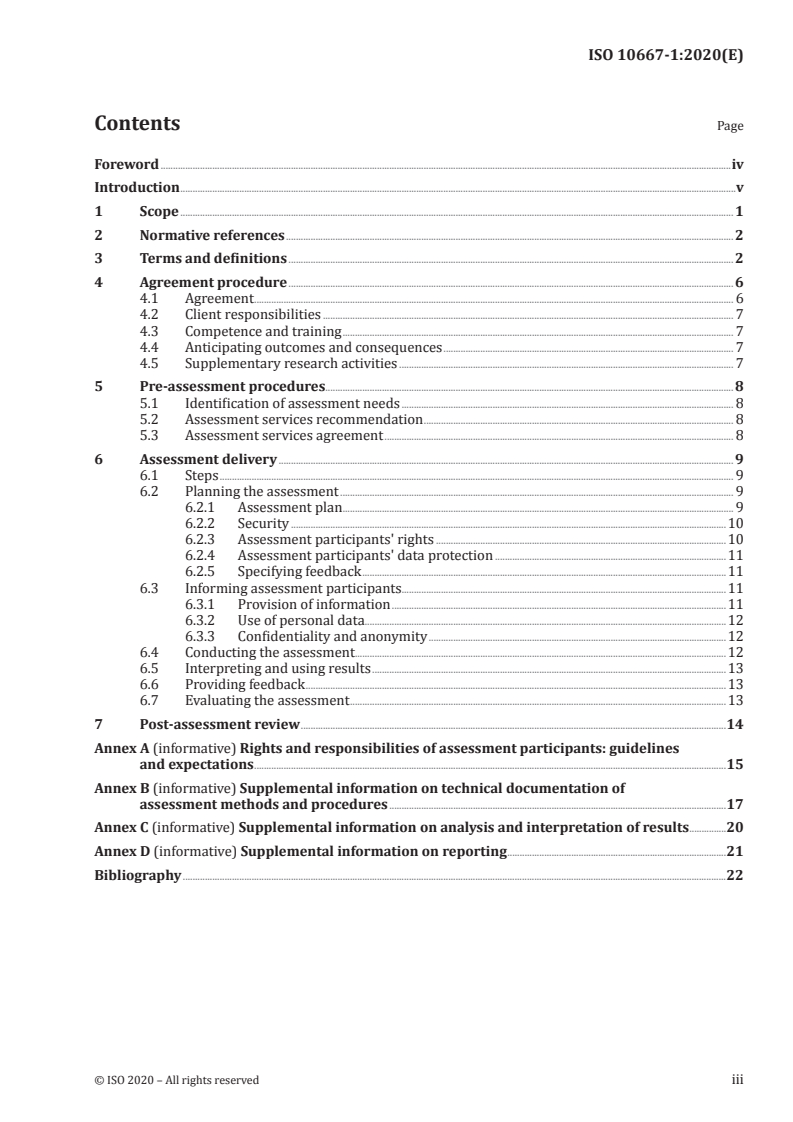 ISO 10667-1:2020 ISO 10667-1:2020 - Assessment service delivery — Procedures and methods to assess people in work and organizational settings — Part 1: Requirements for the client
Released:11/10/2020