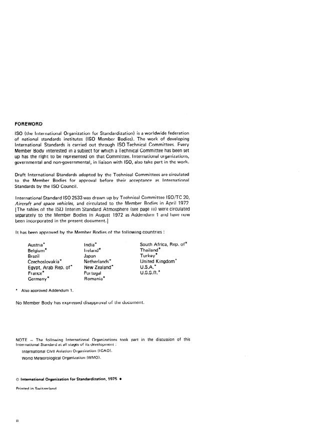 ISO 2533:1975 ISO 2533:1975 - Standard Atmosphere - Page 2 preview
