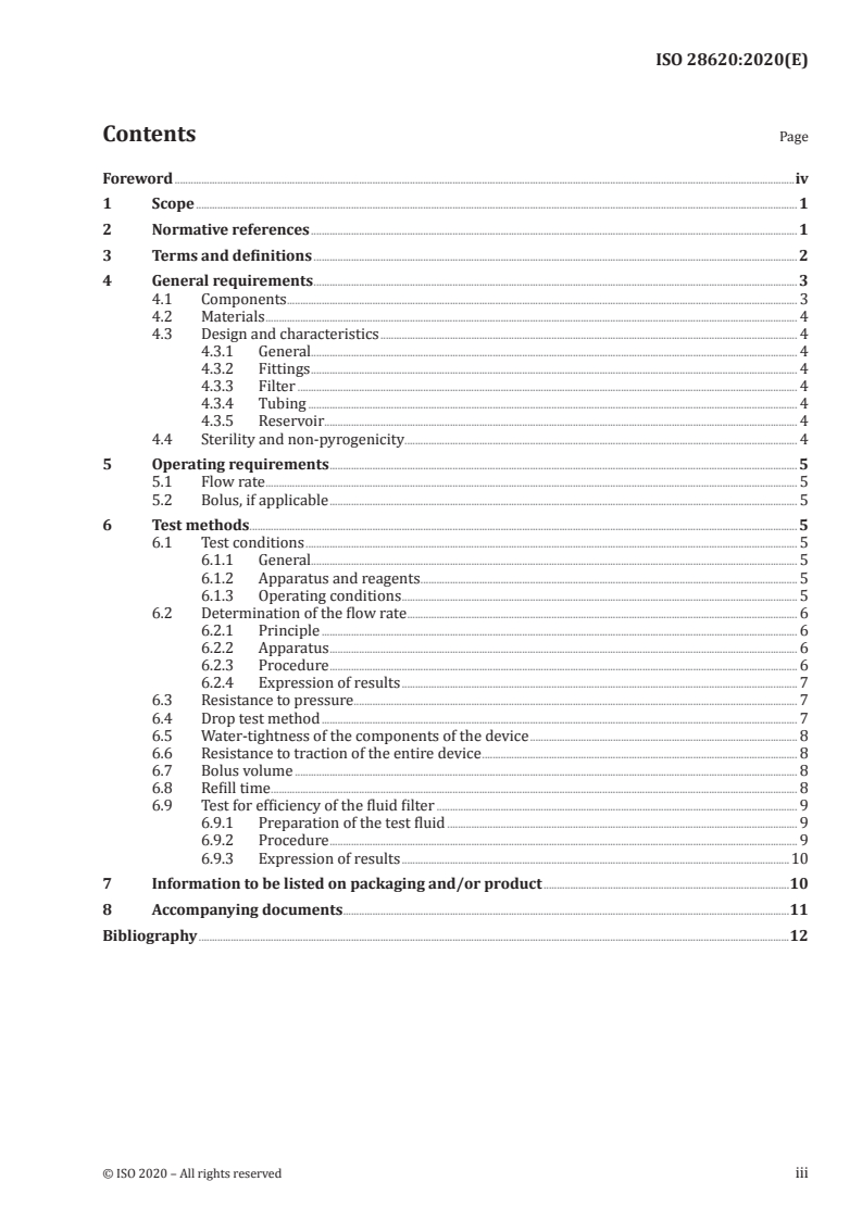 ISO 28620:2020 - Medical devices — Non-electrically driven portable infusion devices
Released:1/16/2020