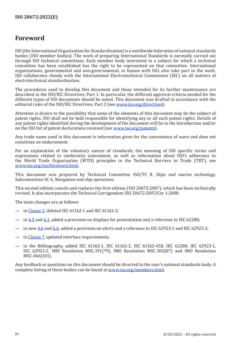 ISO 20672:2022 ISO 20672:2022 - Ships and marine technology — Rate of turn indicators
Released:2/23/2022 - Page 4 preview