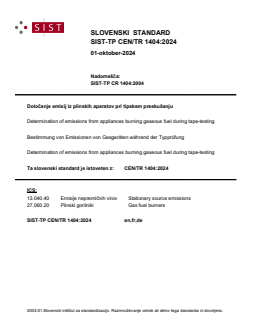 CEN/TR 1404:2024 TP CEN/TR 1404:2024 - Page 1 preview