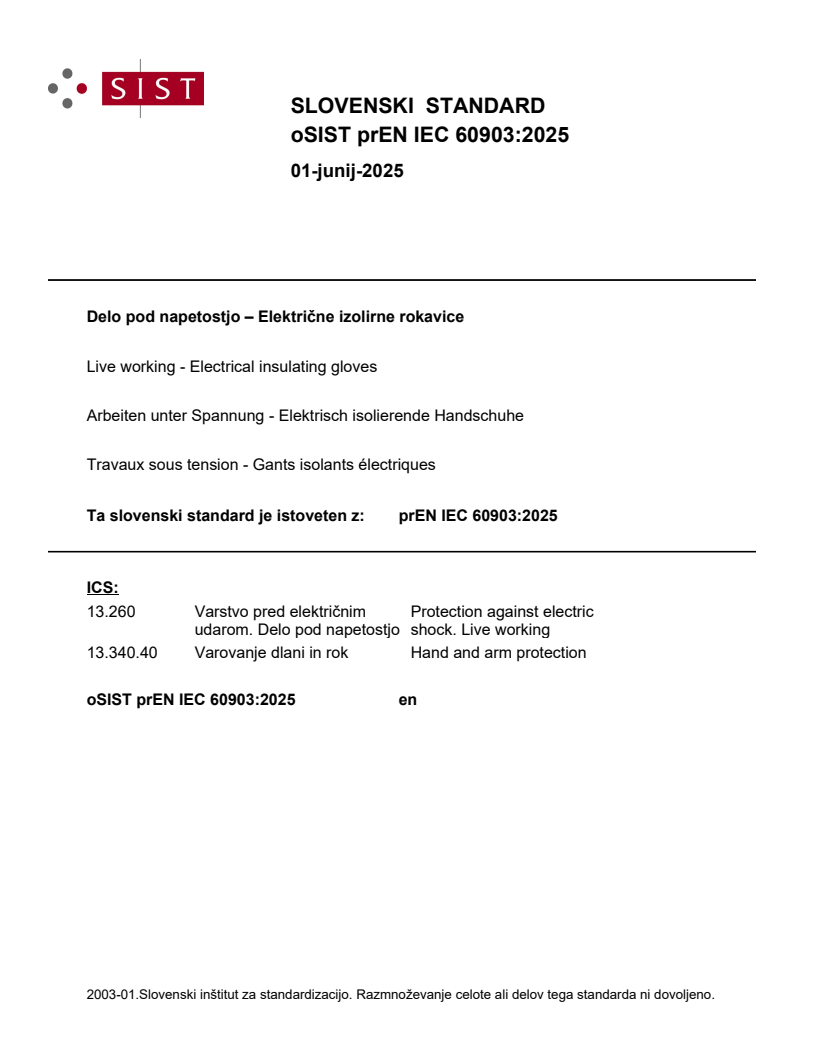 prEN IEC 60903:2025