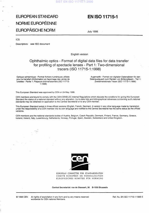 EN ISO 11715-1:2000