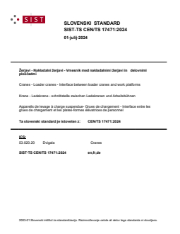 TS CEN/TS 17471:2024 - Page 1 preview