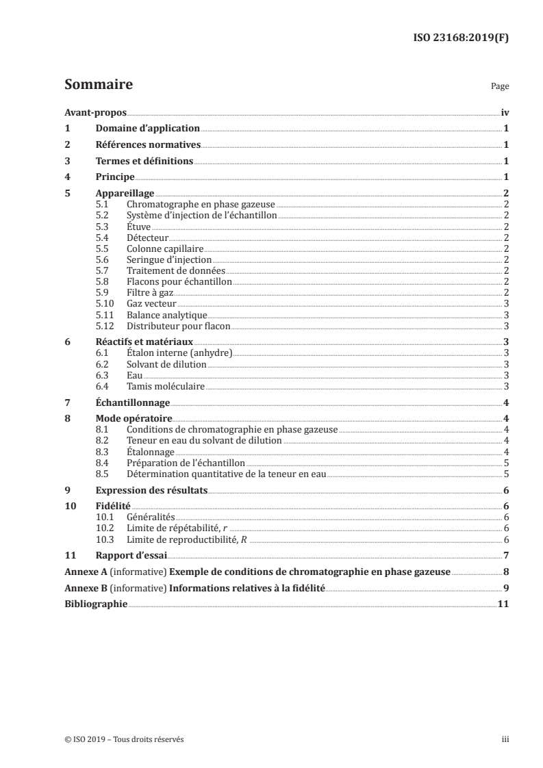 ISO 23168:2019 - Peintures et vernis — Détermination de la teneur en eau — Méthode par chromatographie en phase gazeuse
Released:12/8/2020