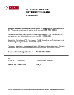 EN ISO 17855-2:2025 - Page 1 preview