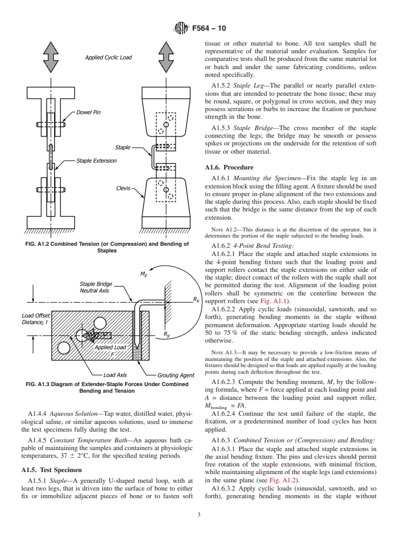 ASTM F564-10 - Standard Specification and Test Methods for  Metallic Bone Staples