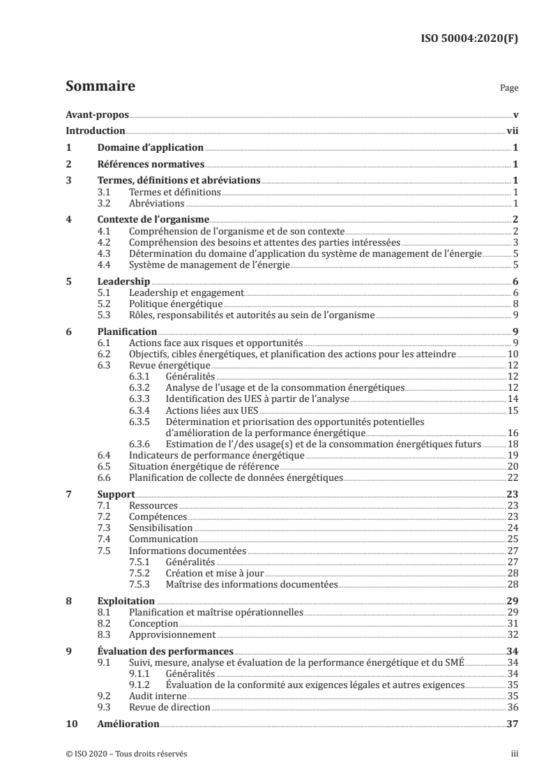 ISO 50004:2020 - Systèmes de management de l'énergie — Lignes directrices pour la mise en oeuvre, la maintenance et l'amélioration d'un système de management de l'énergie de l'ISO 50001
Released:6/16/2020