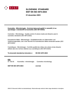 SIST EN ISO 4973:2023 - Page 1 preview