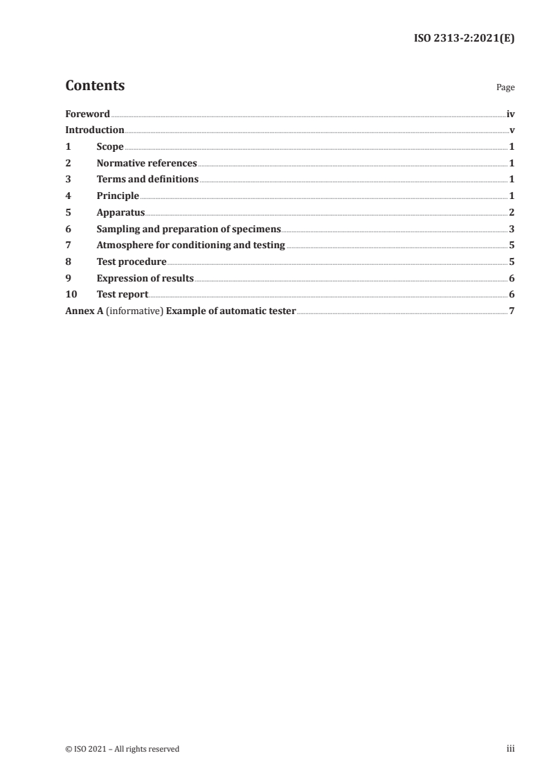 ISO 2313-2:2021 - Textiles — Determination of the recovery from creasing of a folded specimen of fabric by measuring the angle of recovery — Part 2: Method of the vertically folded specimen
Released:5/21/2021