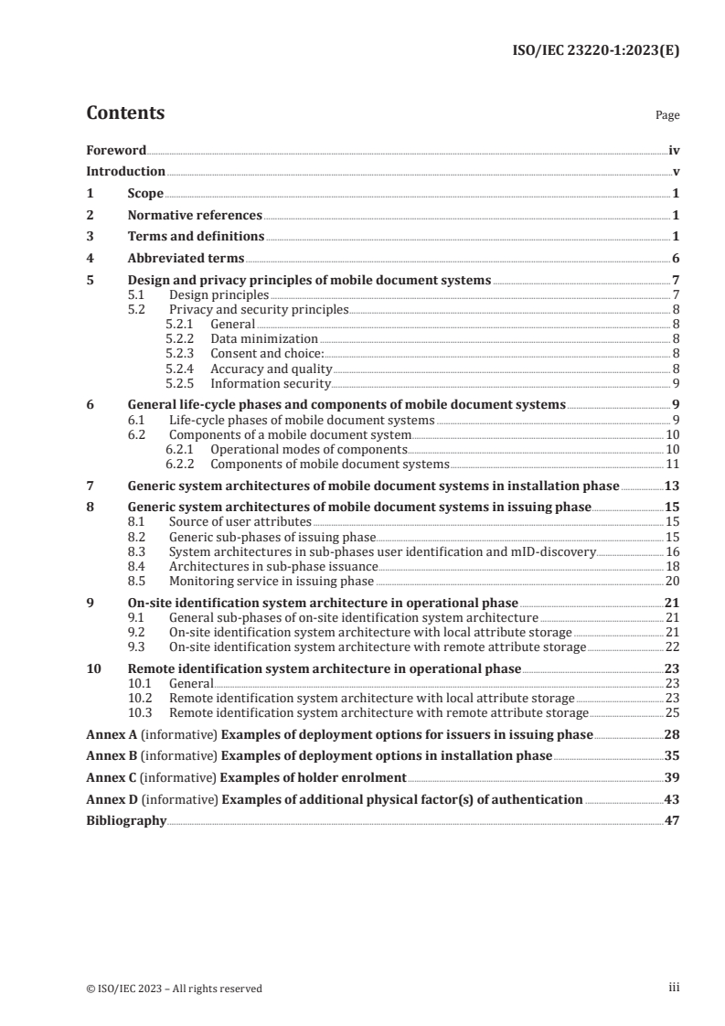 ISO/IEC 23220-1:2023 - Cards and security devices for personal identification — Building blocks for identity management via mobile devices — Part 1: Generic system architectures of mobile eID systems
Released:2/3/2023