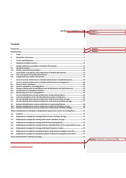 ISO/IEC 23220-1:2023 REDLINE ISO/IEC 23220-1:2023 - Cards and security devices for personal identification — Building blocks for identity management via mobile devices — Part 1: Generic system architectures of mobile eID systems
Released:10/19/2022 - Page 3 preview