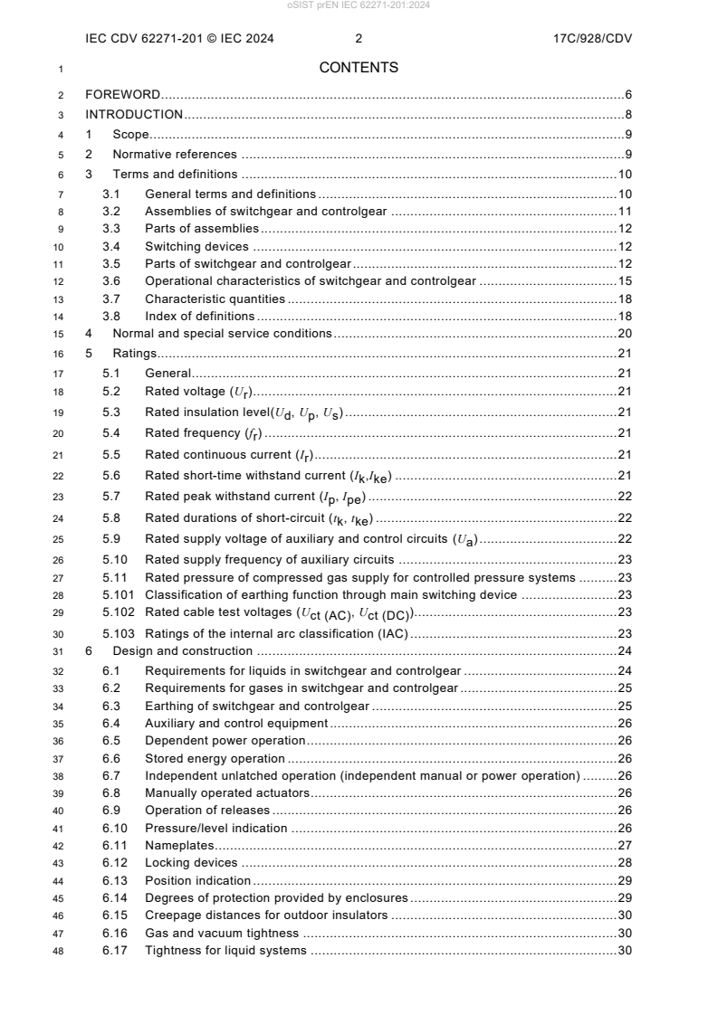 FprEN 62271-201:2025 prEN IEC 62271-201:2024 - BARVE - Page 4 preview