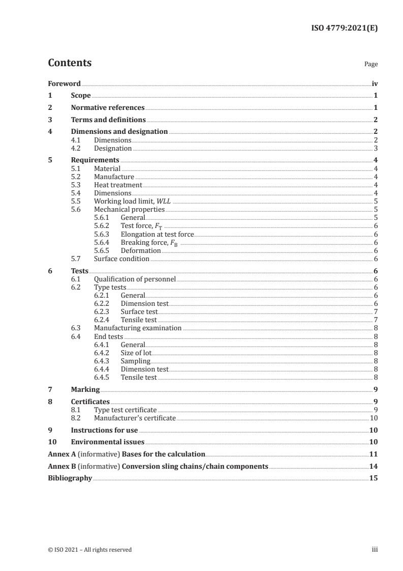 ISO 4779:2021 - Chain components for lifting purposes — Forged eye hook with point and latch — Grade 4, stainless steel, solution annealed
Released:8/19/2021