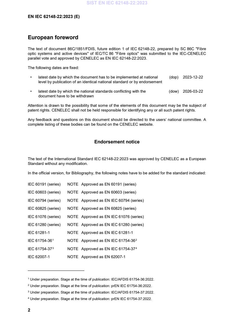 EN IEC 62148-22:2023 EN IEC 62148-22:2023 - Page 4 preview