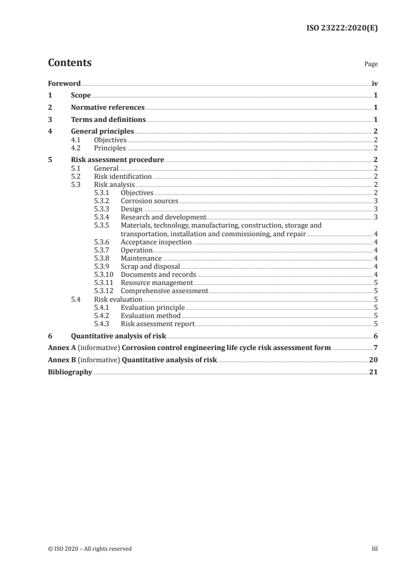 ISO 23222:2020 ISO 23222:2020 - Corrosion control engineering life cycle — Risk assessment
Released:12/2/2020