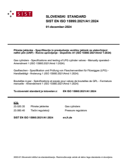 EN ISO 15995:2021/A1:2024 EN ISO 15995:2021/A1:2024 - Page 1 preview