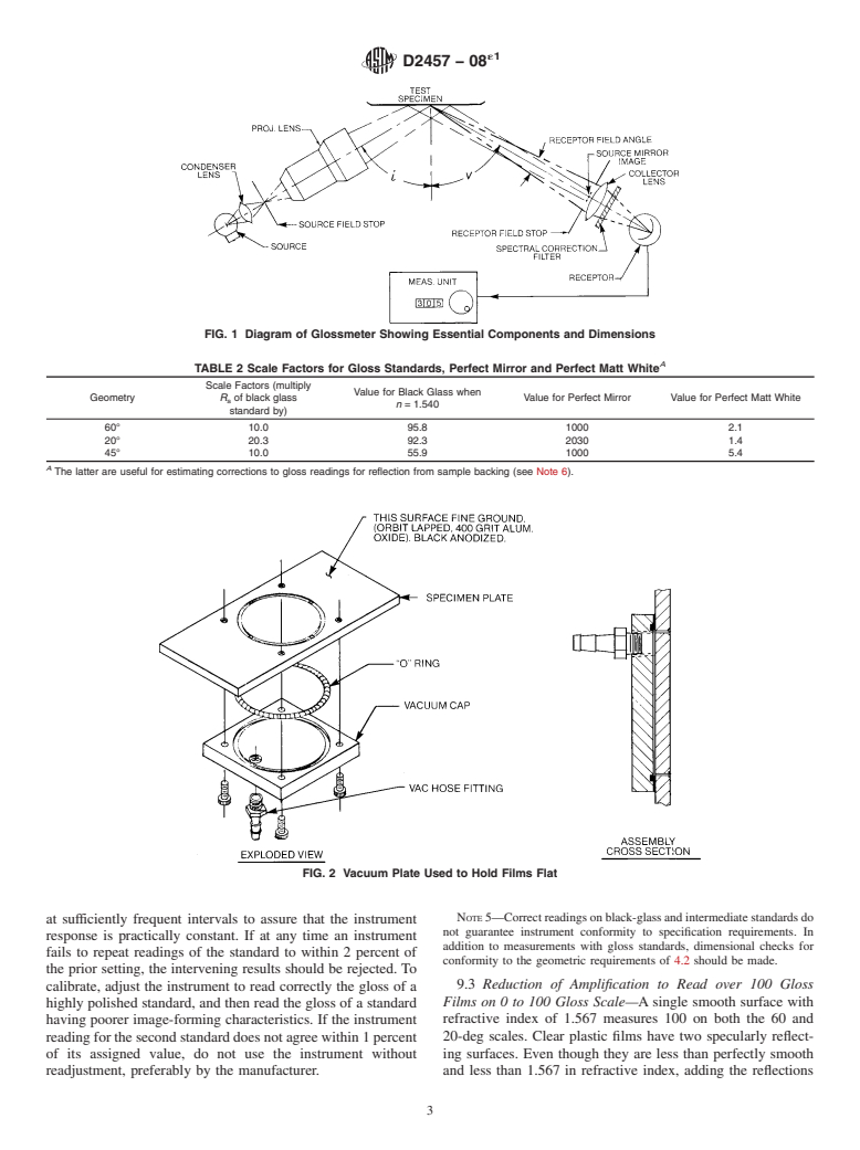 ASTM D2457-08e1 - Standard Test Method for Specular Gloss of Plastic Films and Solid Plastics