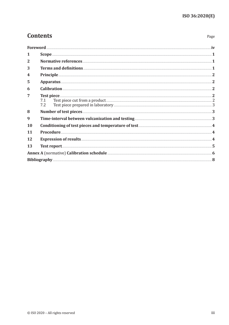 ISO 36:2020 - Rubber, vulcanized or thermoplastic — Determination of adhesion to textile fabrics
Released:3/4/2020