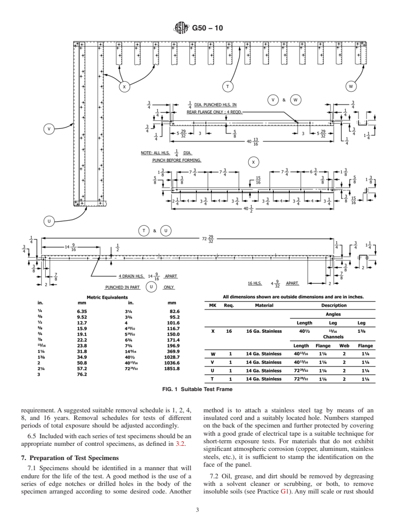 ASTM G50-10 - Standard Practice for Conducting Atmospheric Corrosion Tests on Metals