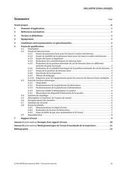 ISO/ASTM 52941:2020 ISO/ASTM 52941:2020 - Fabrication additive — Performance et fiabilité du système — Essais de réception pour machines de fusion laser sur lit de poudre pour les matériaux métalliques pour l’application aérospatiale
Released:11/16/2020 - Page 3 preview