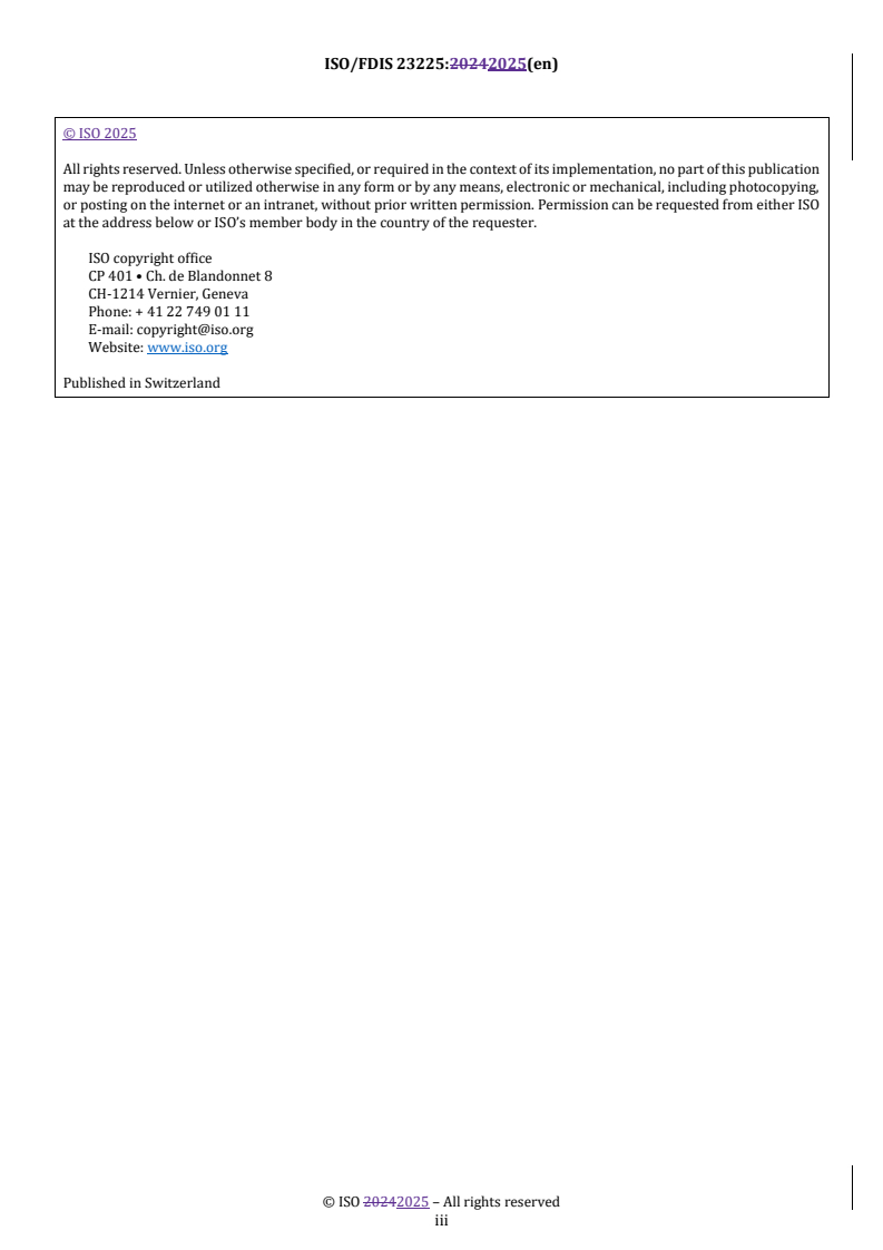 REDLINE ISO/FDIS 23225 - Corrosion control engineering life cycle in nuclear power plants — General requirements
Released:3. 04. 2025