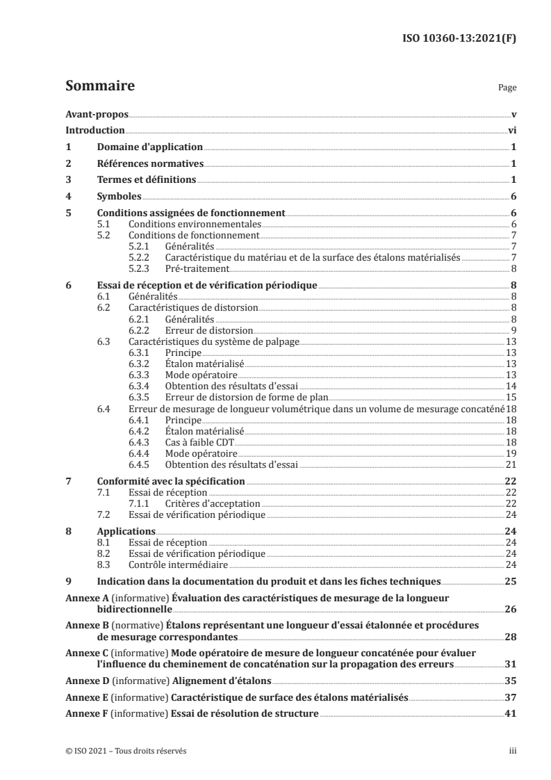 ISO 10360-13:2021 - Spécification géométrique des produits (GPS) — Essais de réception et de vérification périodique des systèmes à mesurer tridimensionnels (SMT) — Partie 13: SMT optique 3D
Released:9/9/2021