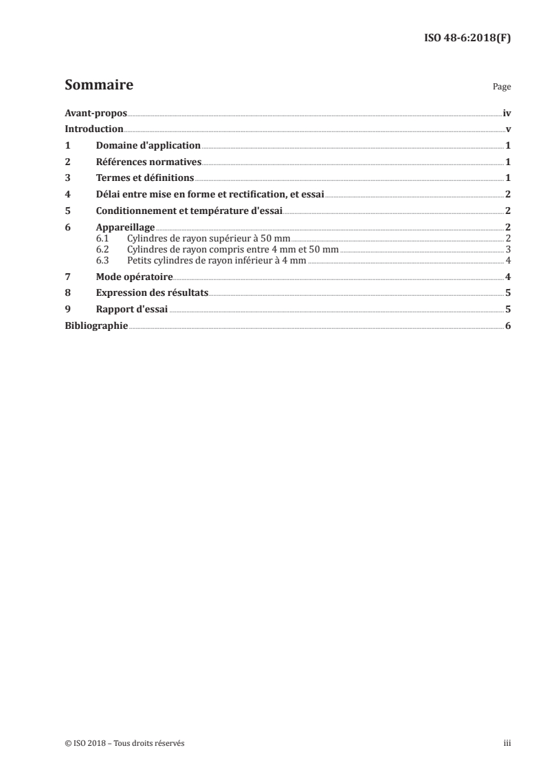 ISO 48-6:2018 - Caoutchouc vulcanisé ou thermoplastique — Détermination de la dureté — Partie 6: Dureté apparente des cylindres revêtus de caoutchouc par la méthode DIDC
Released:8/20/2018