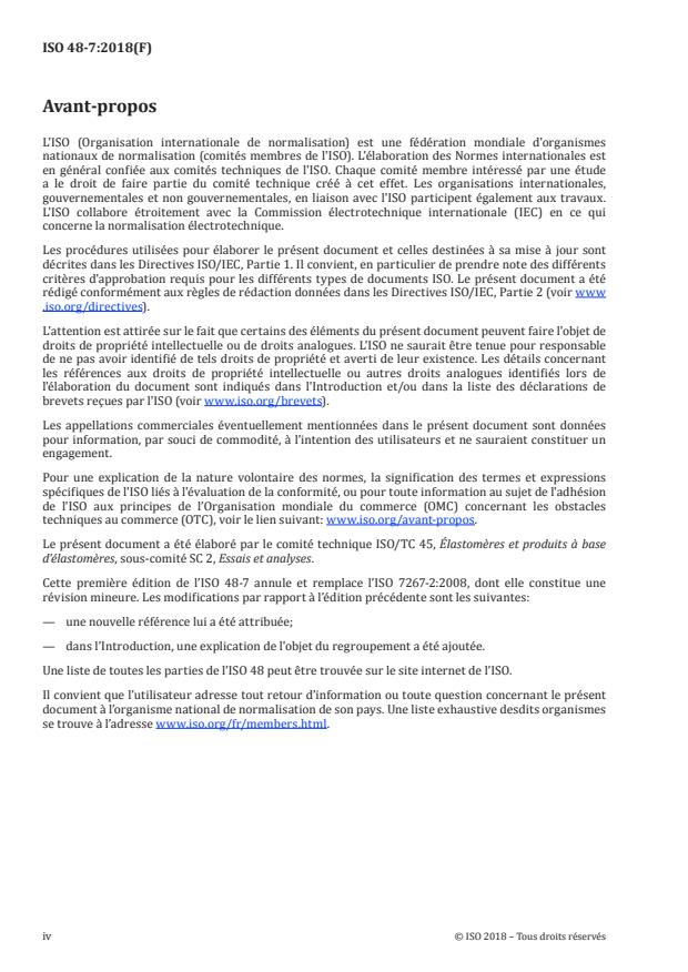 ISO 48-7:2018 ISO 48-7:2018 - Caoutchouc vulcanisé ou thermoplastique -- Détermination de la dureté - Page 4 preview