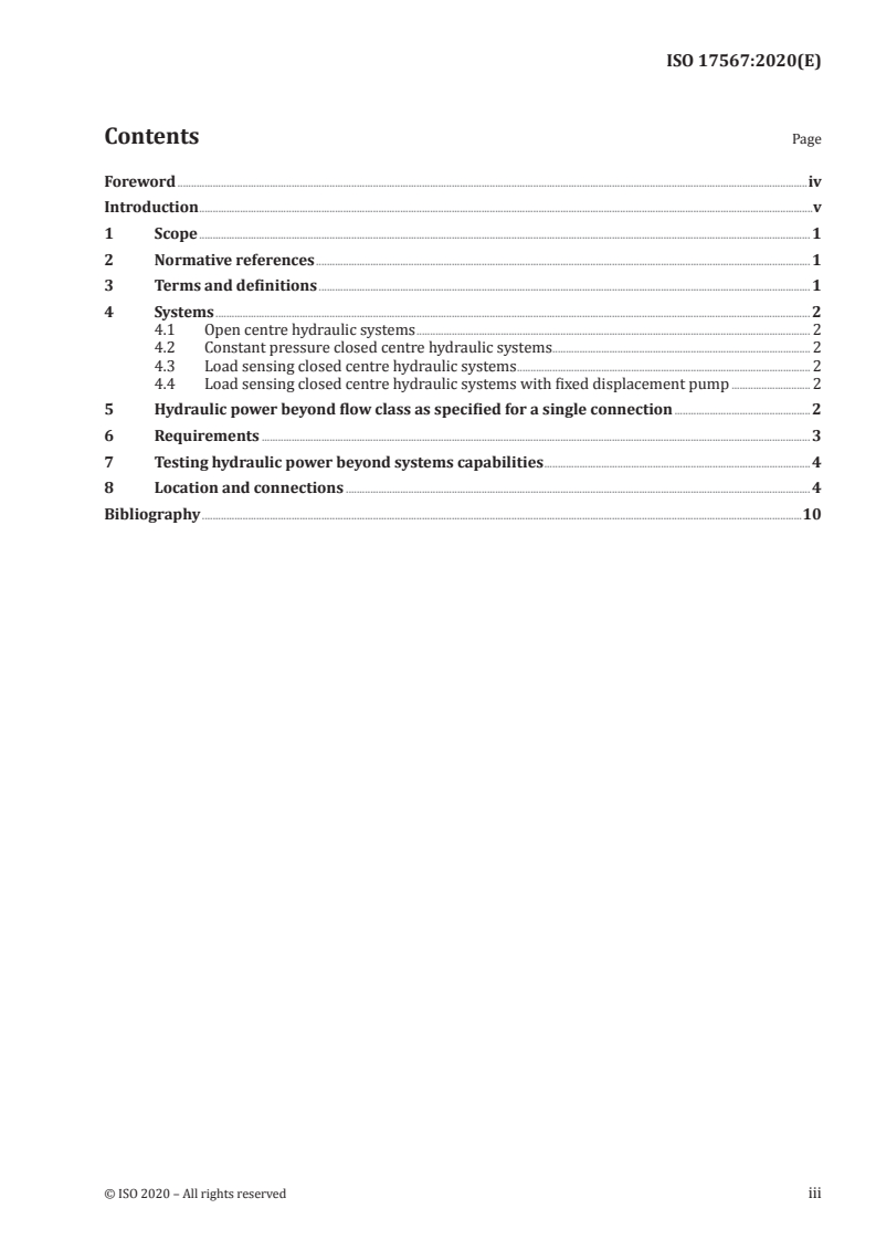 ISO 17567:2020 ISO 17567:2020 - Agricultural and forestry tractors and implements — Hydraulic power beyond
Released:8/5/2020