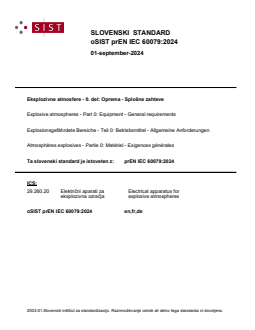 prEN IEC 60079-0:2024 prEN IEC 60079:2024 - Page 1 preview